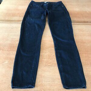 Paige Verdugo Ankle Jeans Women 27 Blue Mid Rise Dark Wash Stretch Preppy 17390